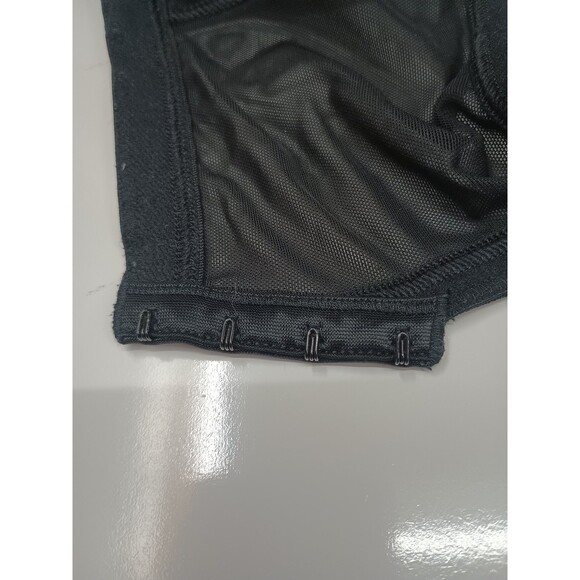 Lane Bryant Livi Sz 40F No Wire Padded Molded Bra Black Wide Straps Ventilated - Picture 3 of 5